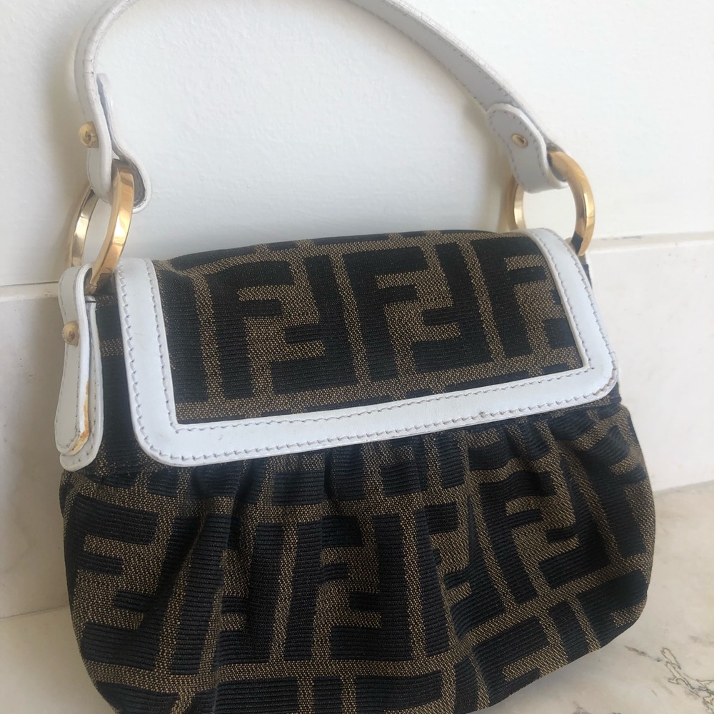 Fendi Mini Chef Tobacco Zucca Bag